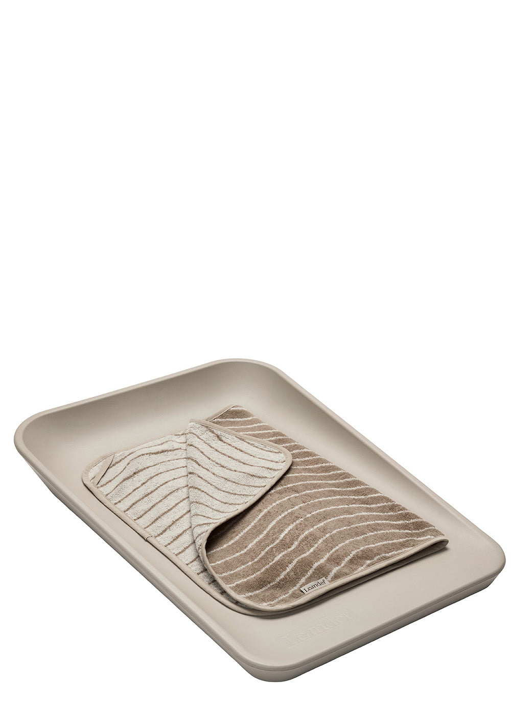Leander Topper Wickelauflage Organic 'Woodland' Cappuccino