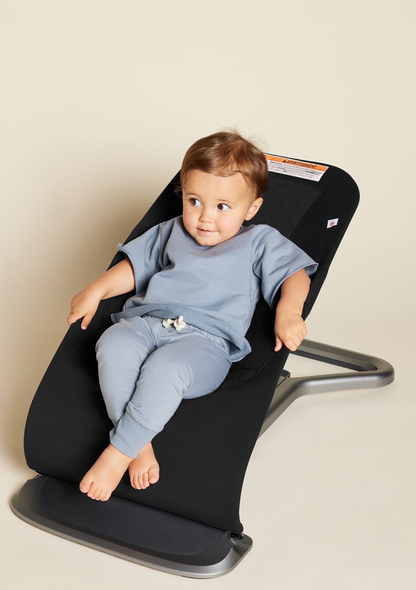 Ergobaby 3-in-1 Babywippe 'Evolve' Knit Onyx Black