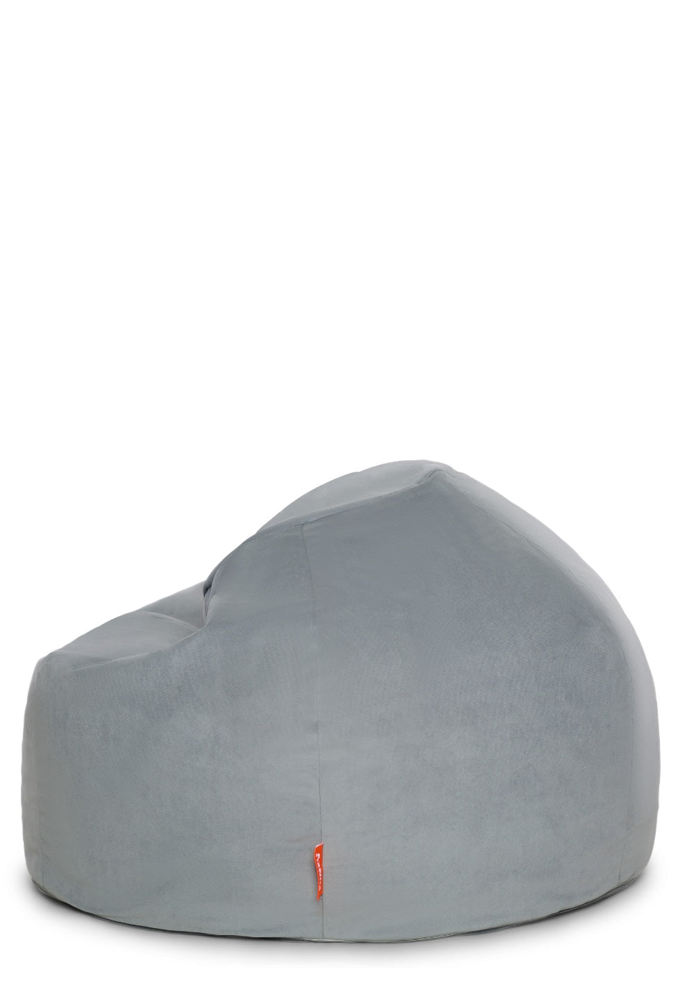 Funzy Sitzsack Velours Mond Grau