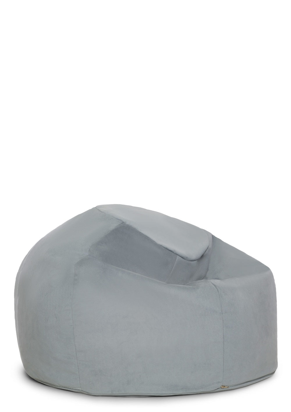 Funzy Sitzsack Velours Mond Grau