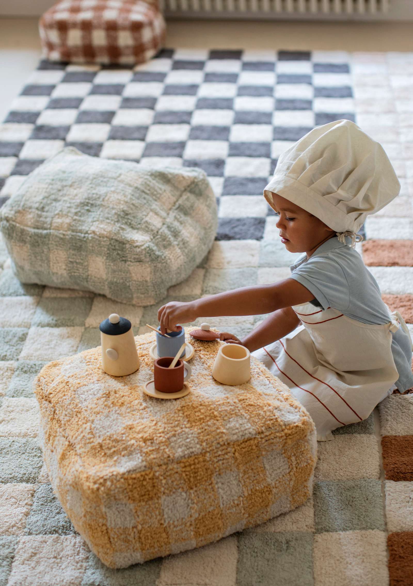 Lorena Canals Sitzpouf 'Vichy' Honey