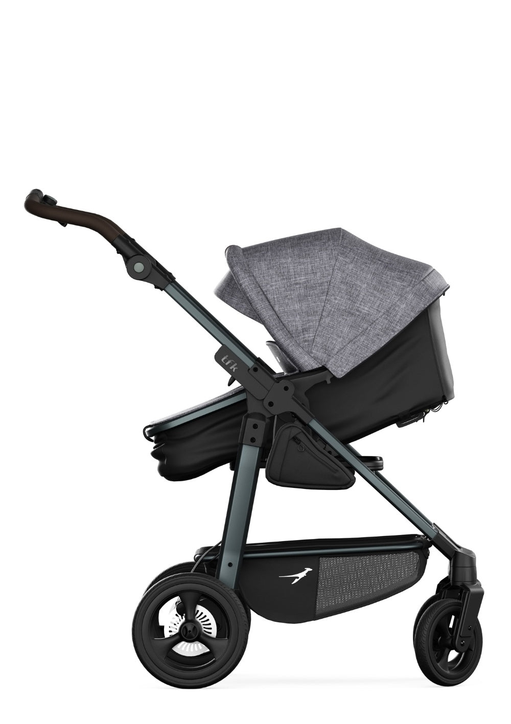 TFK Kombi Kinderwagen 'Mono 4' Premium Grau