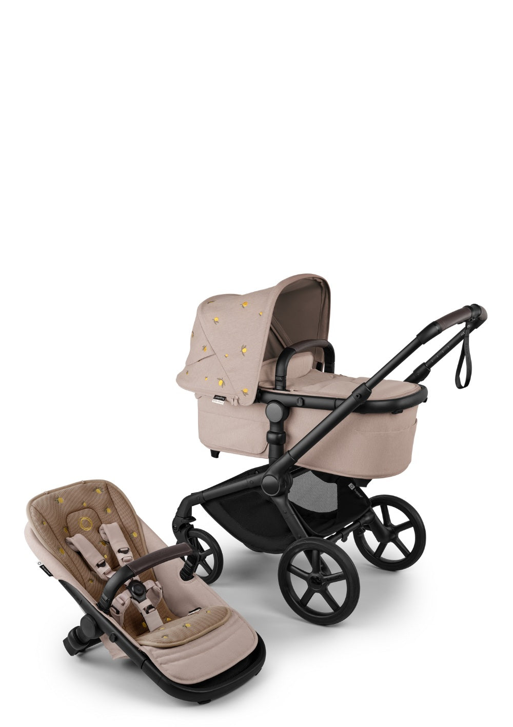 Bugaboo Kinderwagen-Set 'Fox 5 Renew X Konges Sløjd' Wüstentaupe Melange