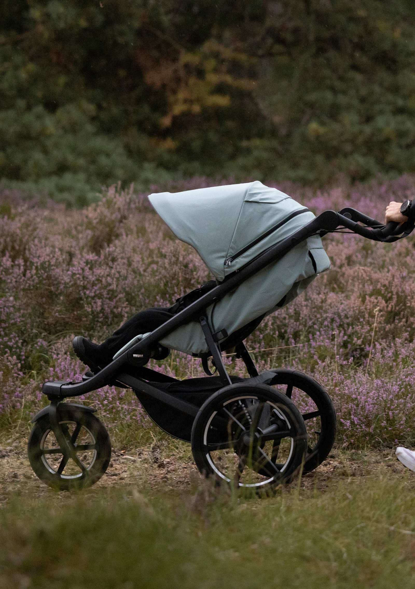 Thule Sportwagen 'Urban Glide 3' Mist Green – Spazieren in der Natur