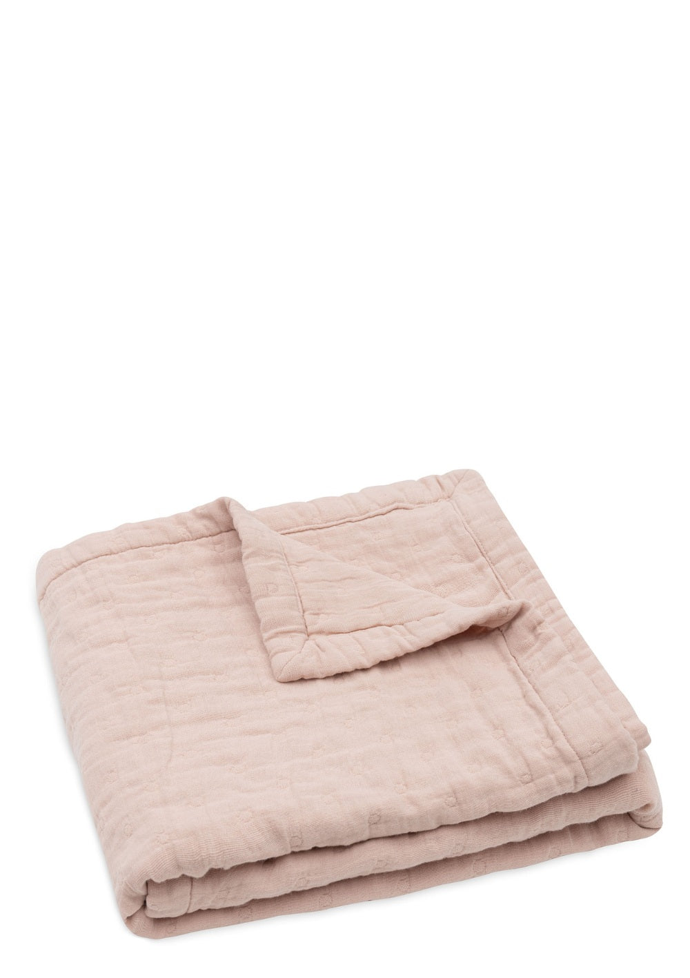 Musselin Decke 'Jacquard' Wild Rose 100 x 75 cm