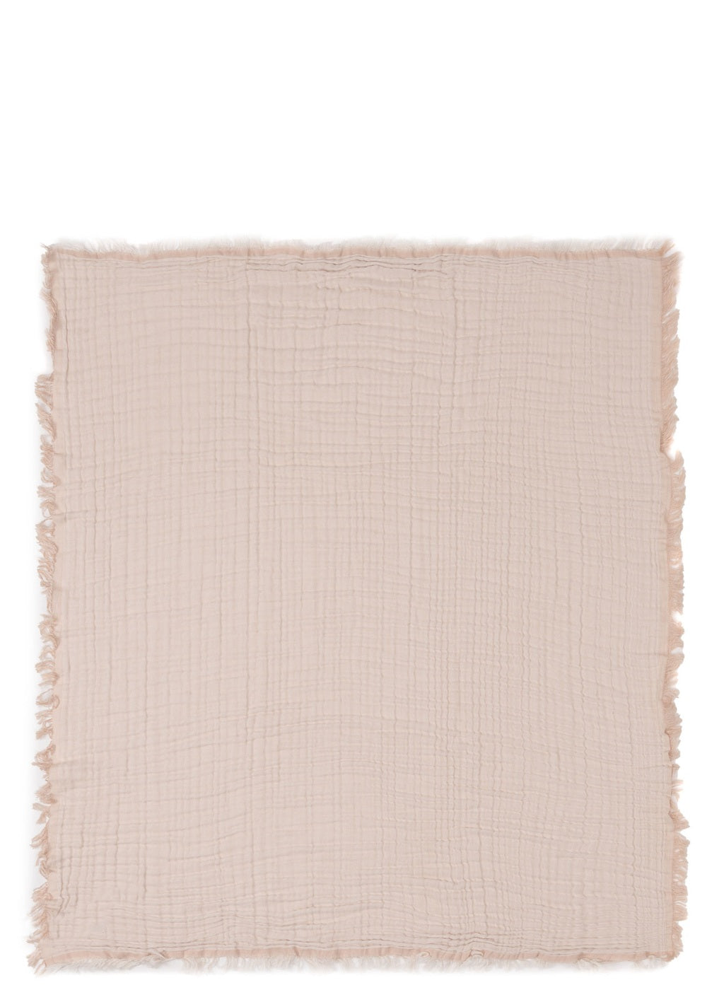 Jollein Musselin Decke 'Fringe' Moonstone 100 x 75 cm