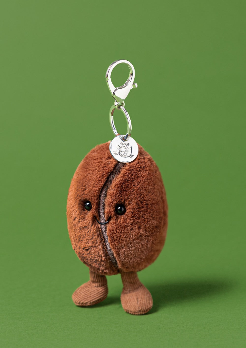 Jellycat Taschen- und Schlüsselanhänger 'Amuseables Coffee Bean'