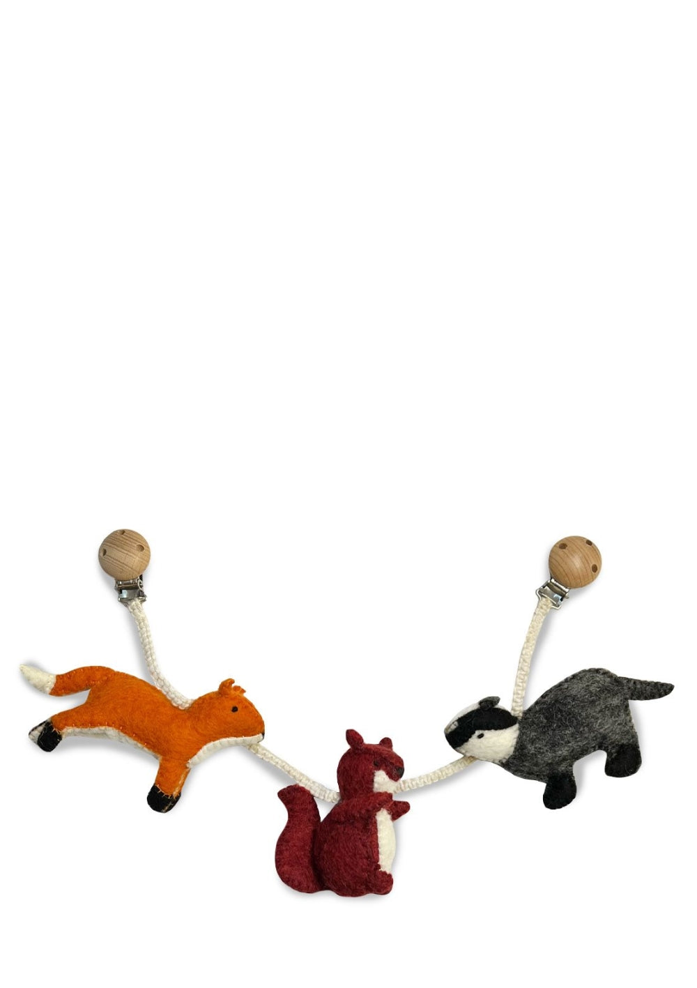 Gamcha Kinderwagenkette 'Farm Animals'