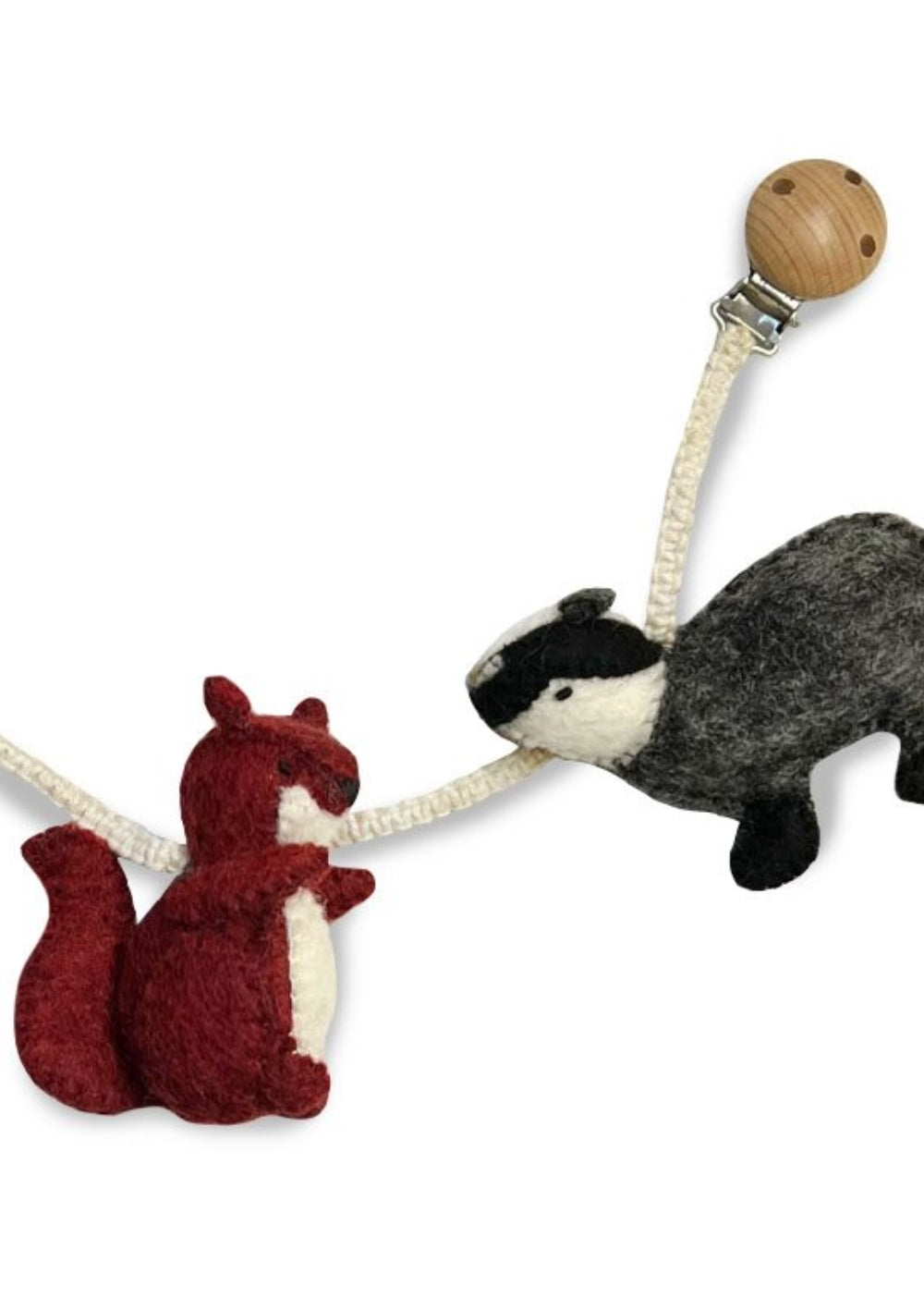 Gamcha Kinderwagenkette 'Farm Animals'