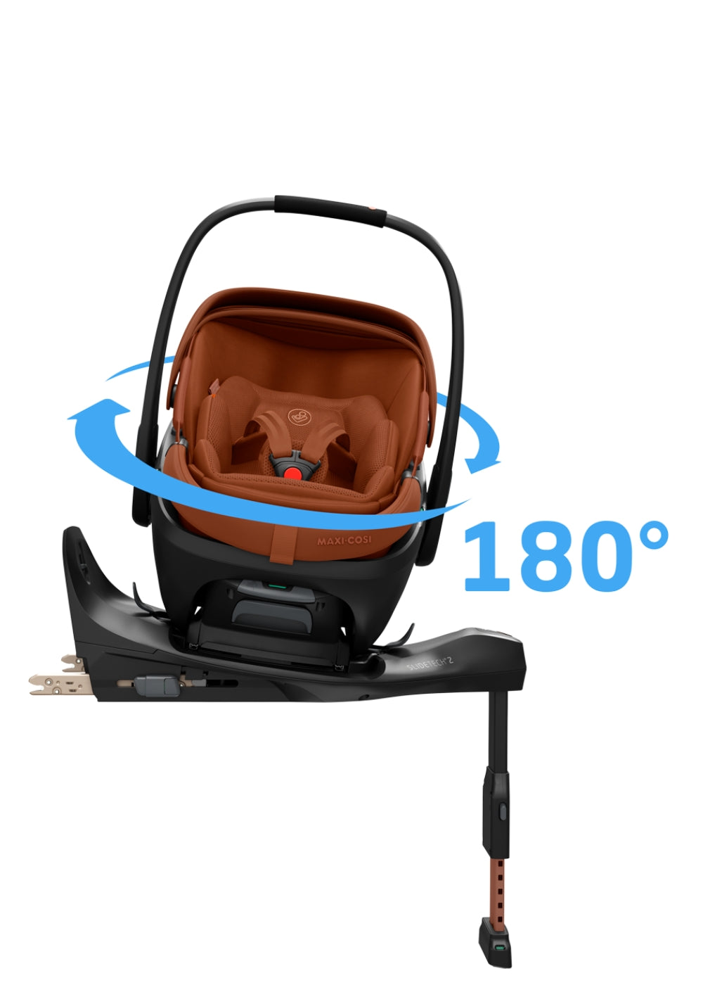 Maxi-Cosi Babyschale 'Coral Slide Pro' Copper Terra mit 180° Drehfunktion