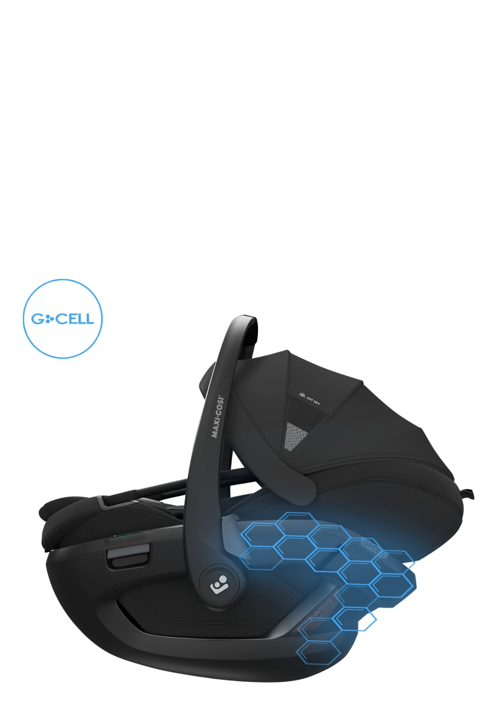 Maxi-Cosi Babyschale 'Coral Slide Pro' Onyx Black mit G-CELL-Technologie