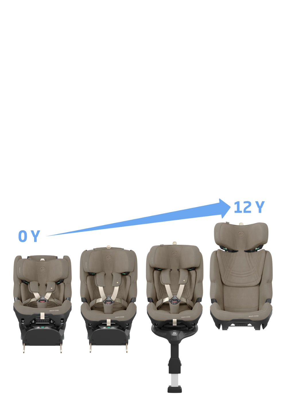 Maxi-Cosi Kindersitz 'Pearl XL Slide Pro' Authentic Truffle