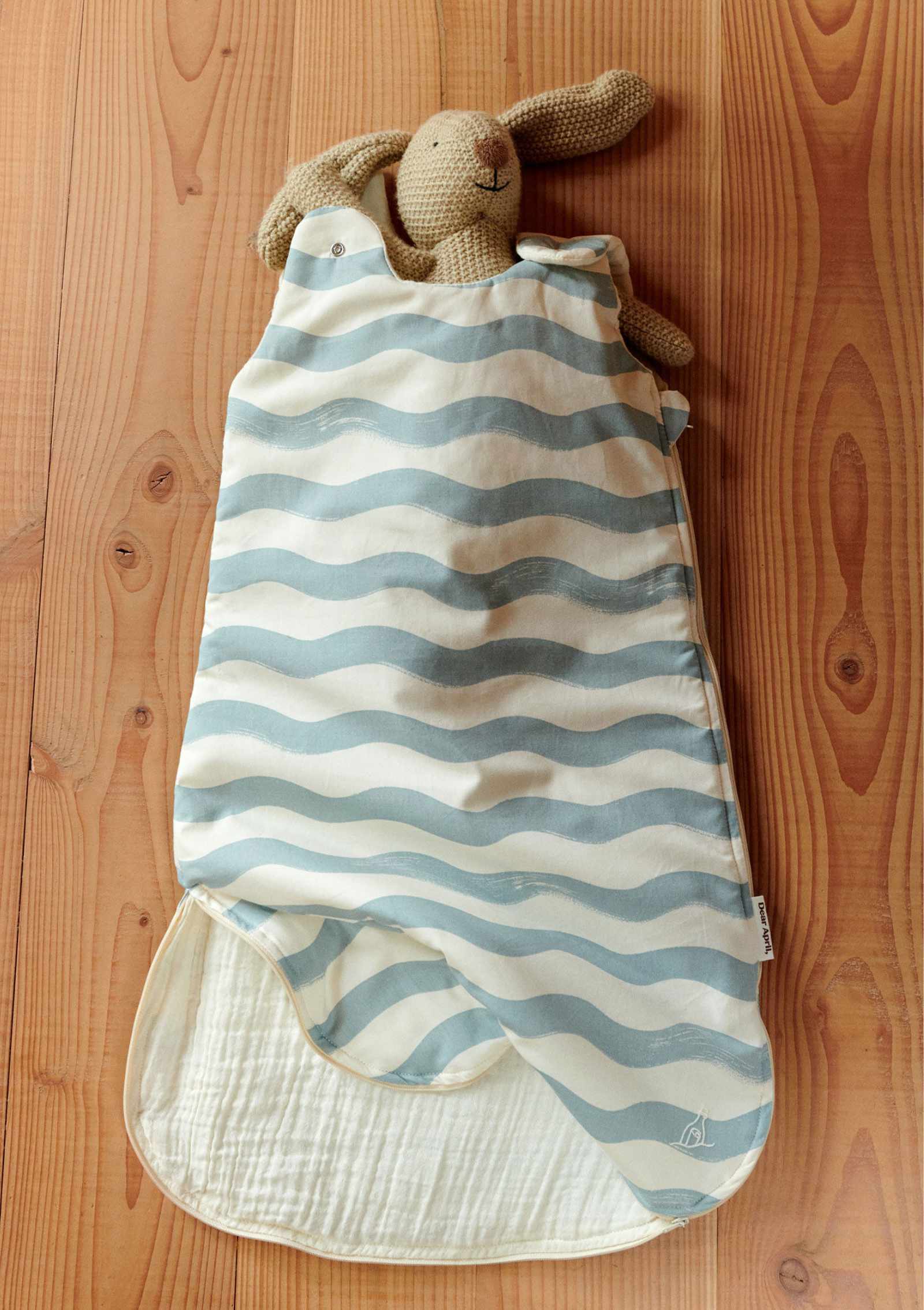 Dear April Winterschlafsack 'Wind' TOG 2,5 Waves 0-6 Monate