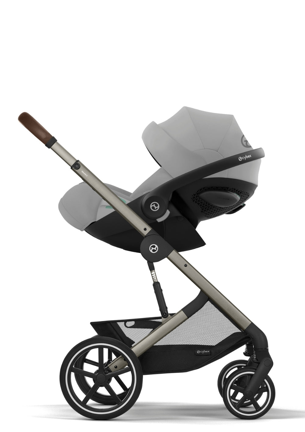 Cybex Gold Babyschale 'Cloud G i-Size Plus' Stone Grey