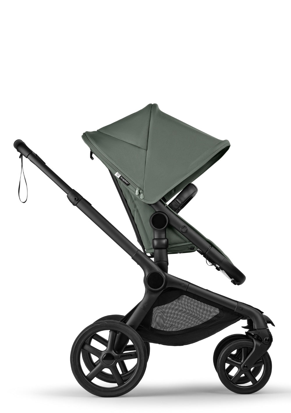Bugaboo Fox 5 Renew Kinderwagen-Set Schwarz / Forest Green