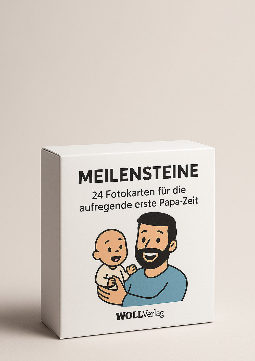 Papa Meilensteine, 24 Fotokarten - Box