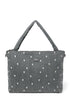 Wickeltasche 'Denim Diaper Bag' Grey Hearts