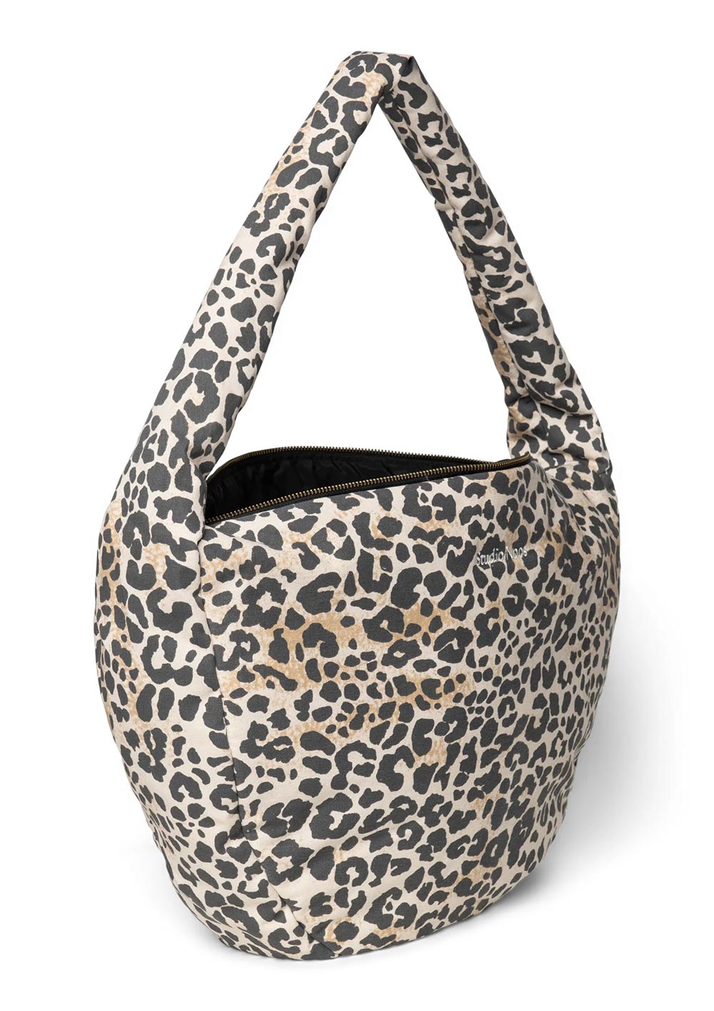 Studio Noos Umhängetasche 'Soft Cotton Crossbody Bag' Leopard