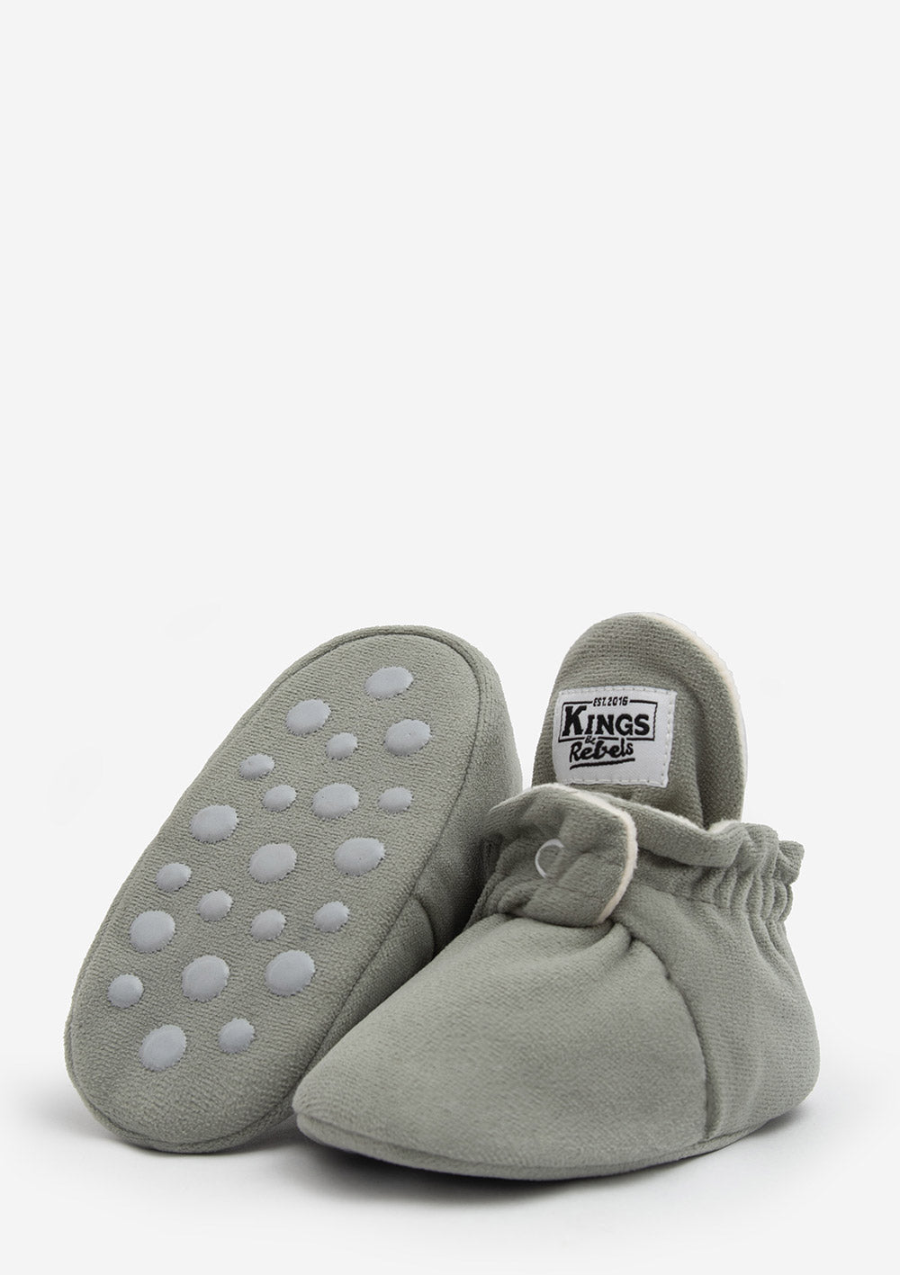 Kings&Rebels Baby Booties Gamuza Stone Gripper 12 Monate - 24 Monate