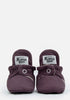 Baby Booties Gamuza Plum