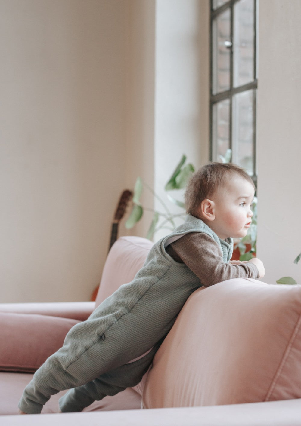 emma & noah Schlafsack mit Umschlag-Fuß 2,5 TOG Essential Mint