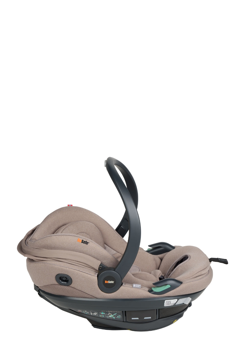 BeSafe Babyschale 'Go Beyond2' Dark Sand SoftBreeze