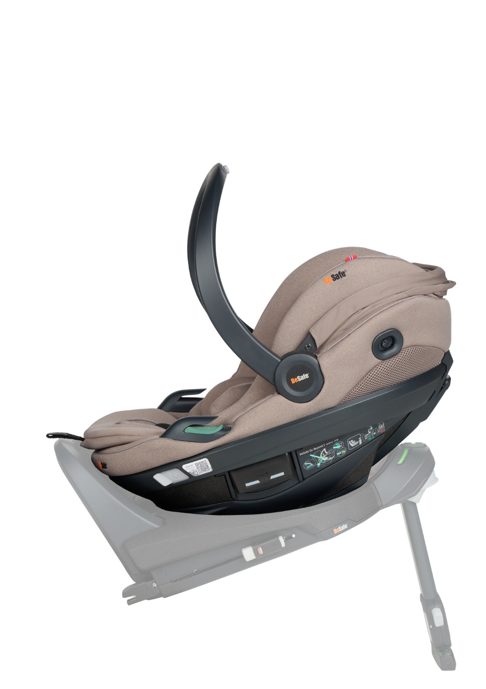BeSafe Babyschale 'Go Beyond2' Dark Sand SoftBreeze