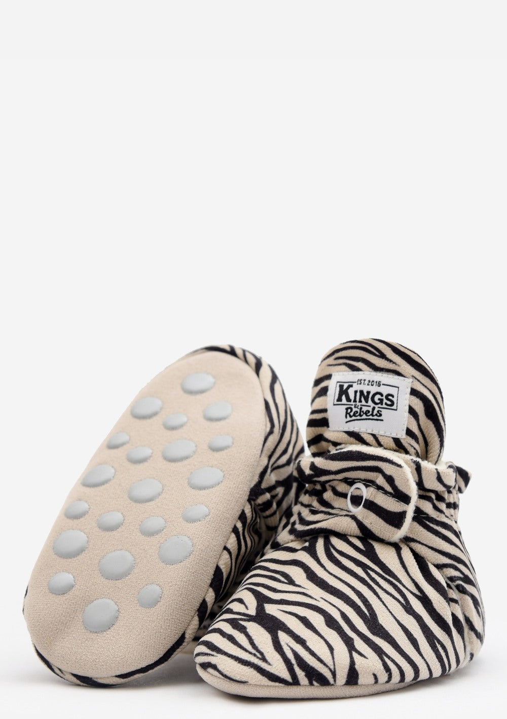 Kings & Rebels Booties Gamuza Zebra