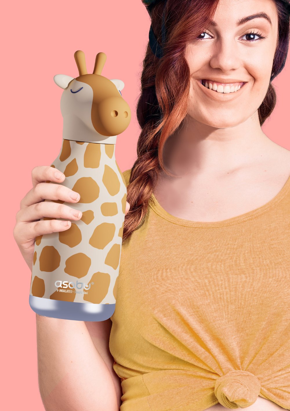 Asobu Trinkflasche 'Bestie' Gerri the Giraffe