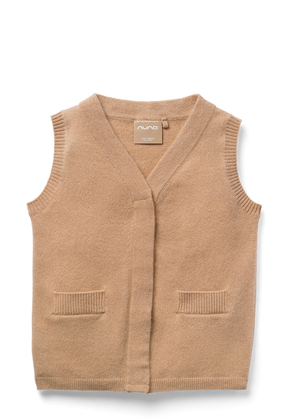 nuna Cashmere Weste tan