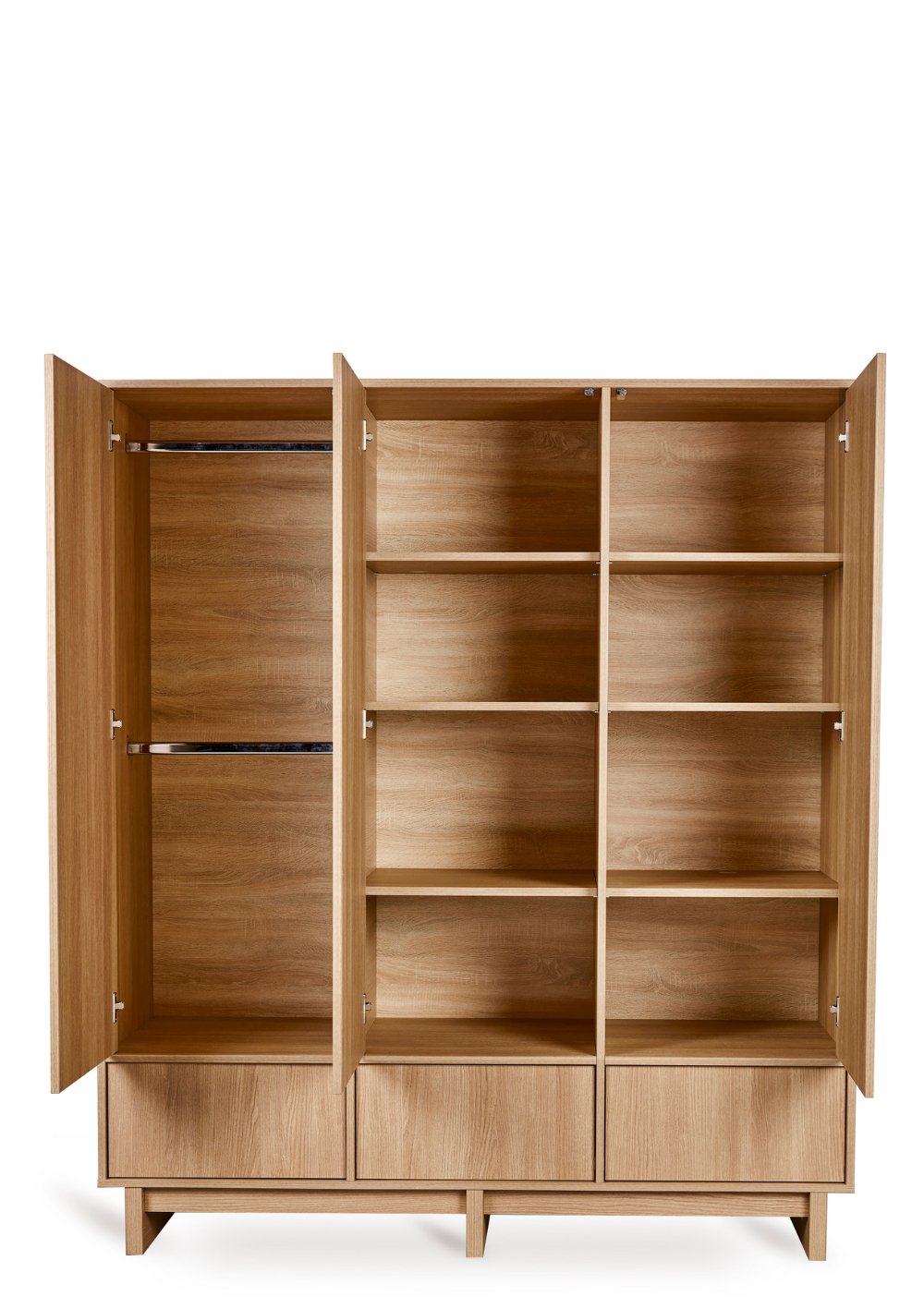 Quax Schrank XL 'Kyo' Honey Ash – Innenaufteilung