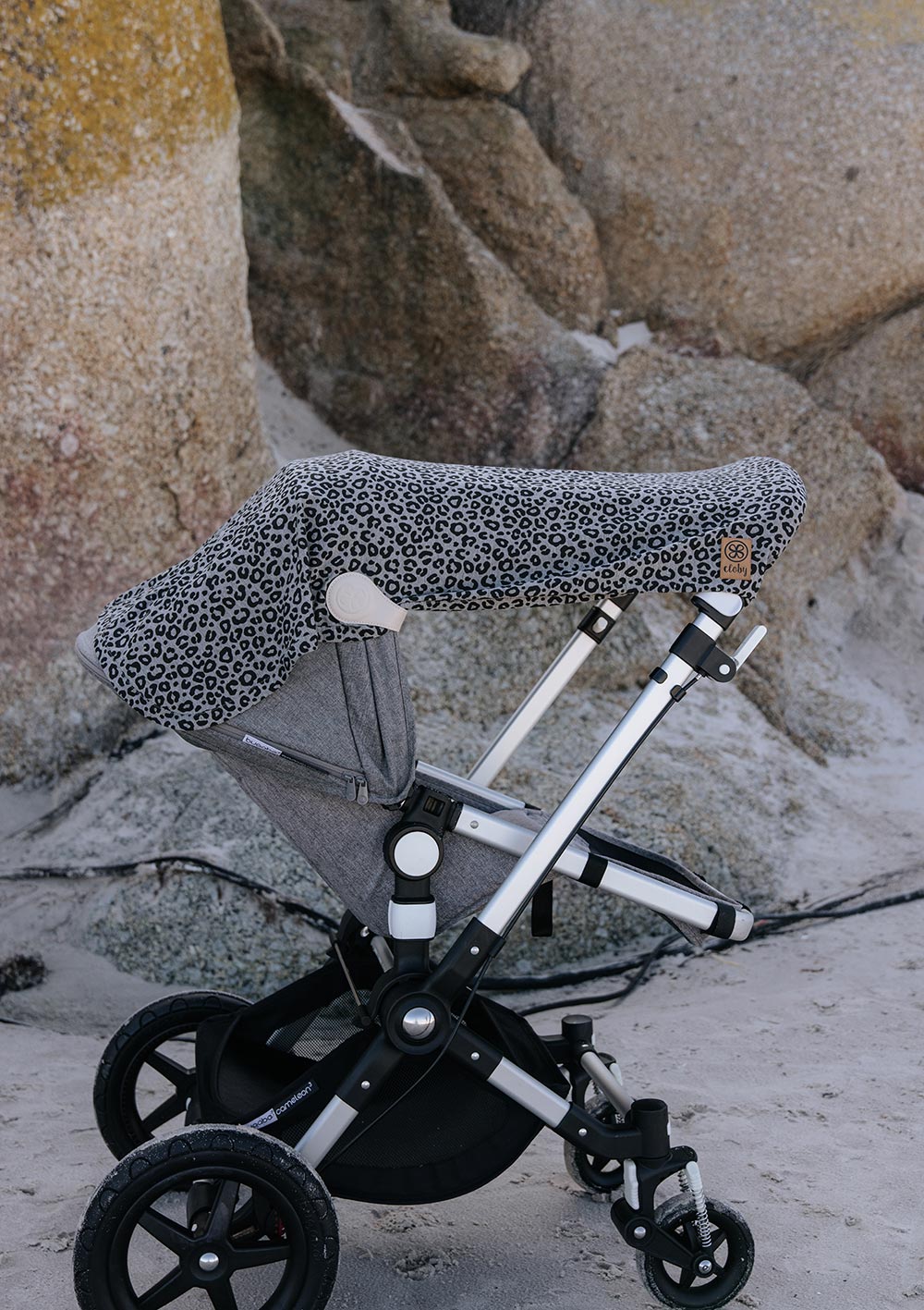 Cloby Multifunktionale UV-Decke UPF 50+ Leopard Grey