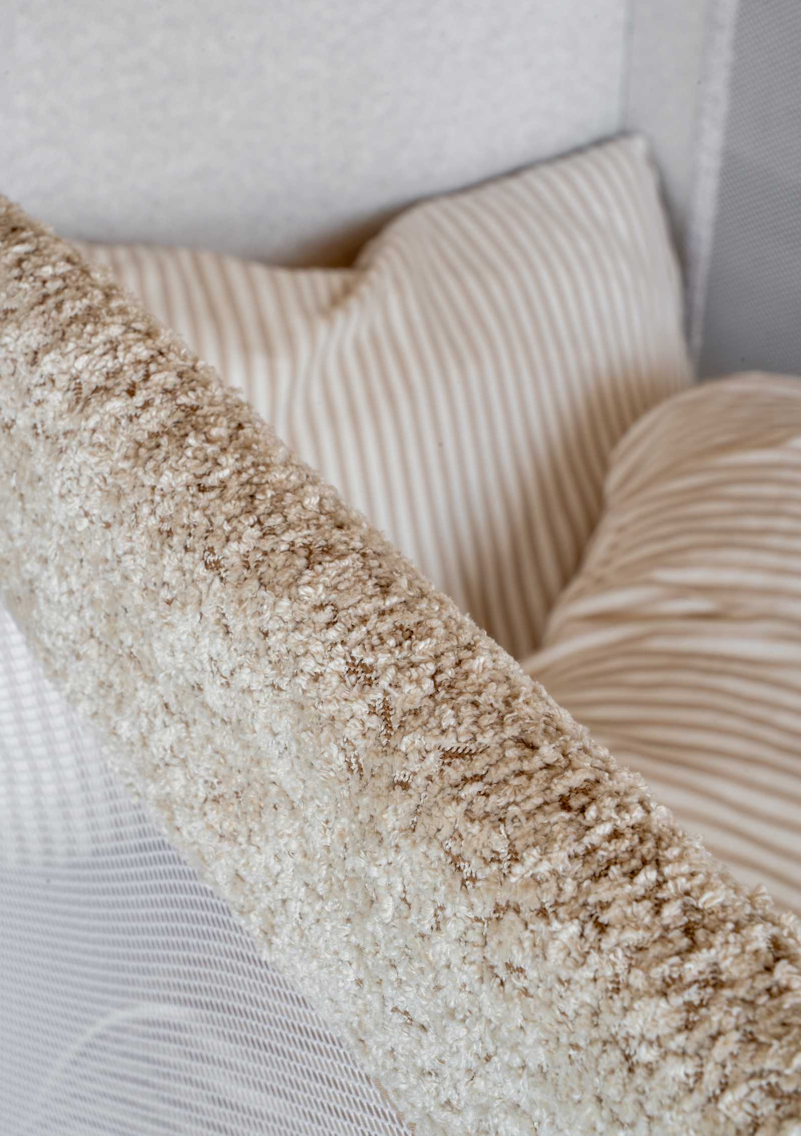 Quax Reisebett Bouclé Sheep 120x 60 cm