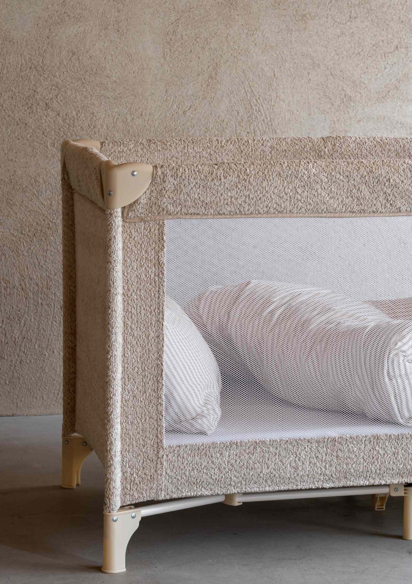 Quax Reisebett Bouclé Sheep 120x 60 cm