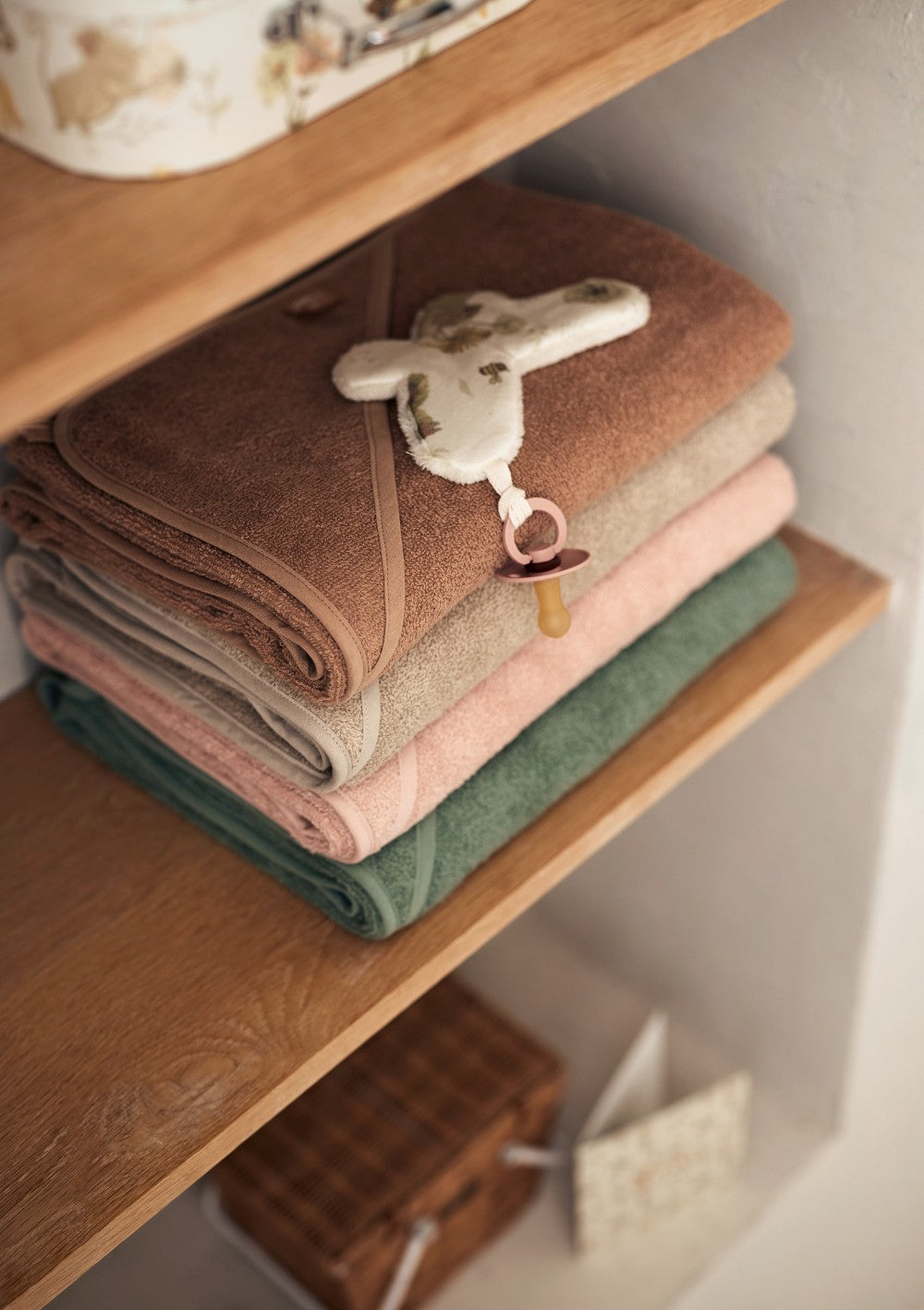 Jollein Kapuzenhandtuch 100 x 100 cm in verschiedenen Farben