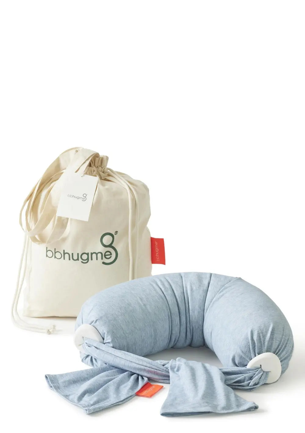 bbhugme Stillkissen Blue Melange