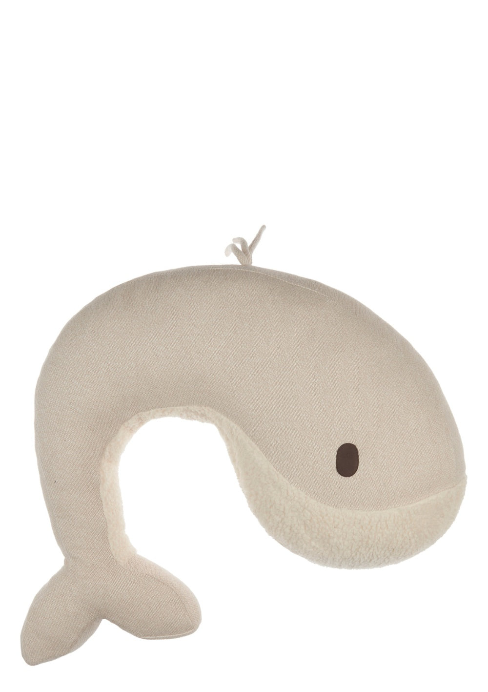 Wal Stillkissen 'Whale Momo' knitlook teddy