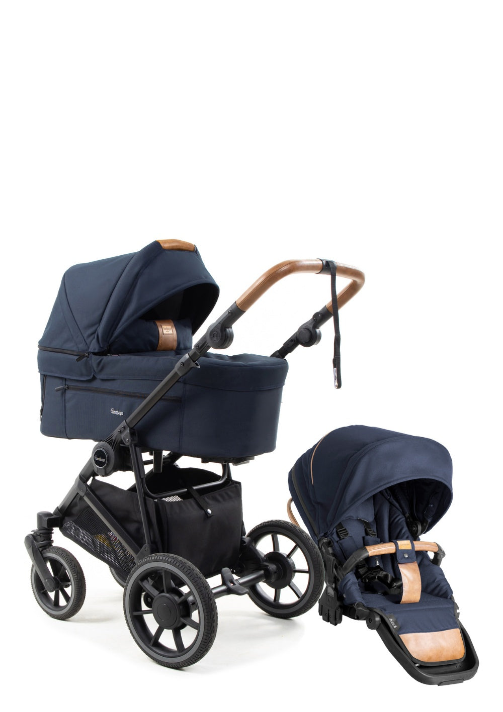 Emmaljunga Kinderwagen-Set 'SUPER SONIC' Outdoor Dark Navy