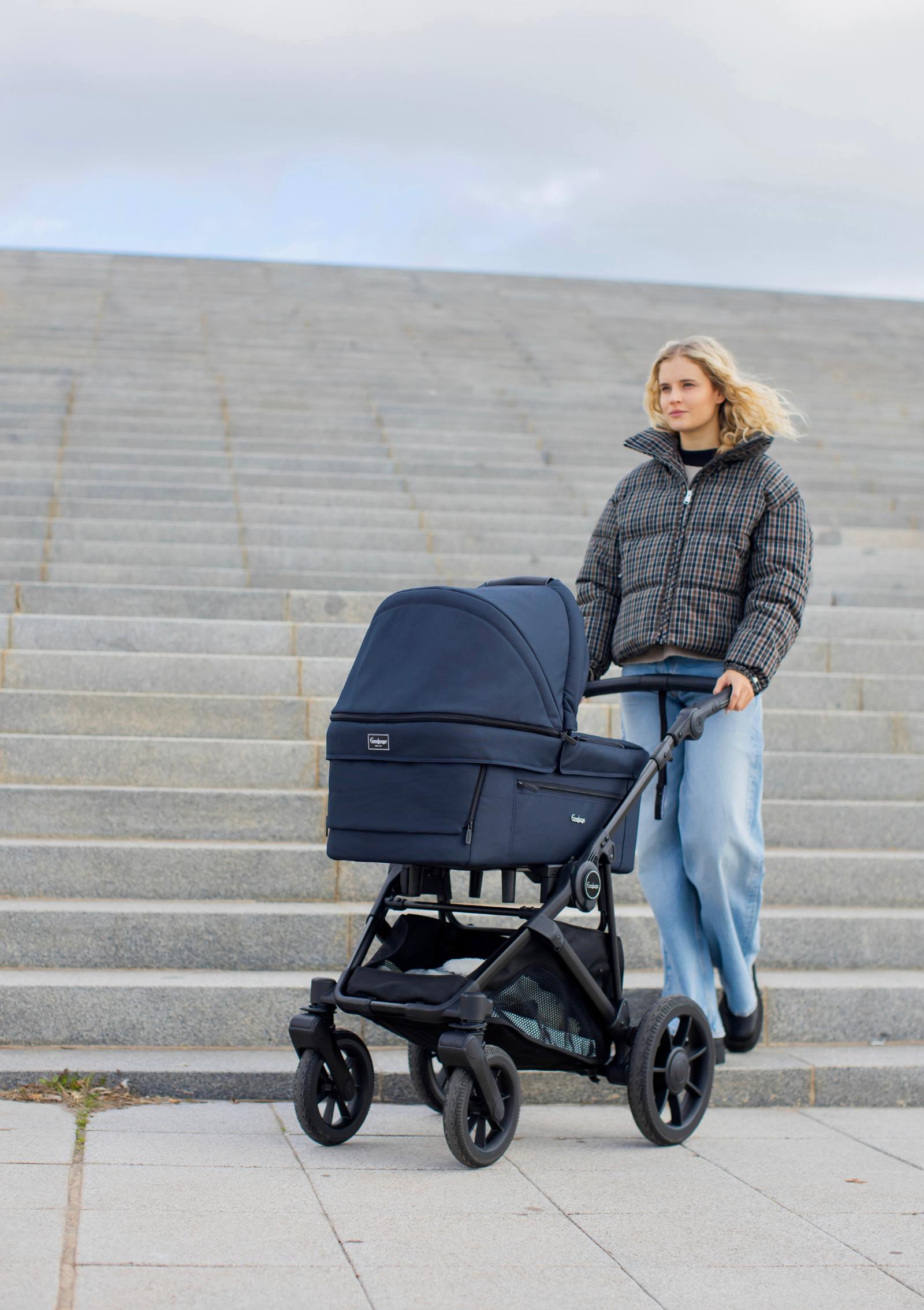 Emmaljunga Kinderwagen-Set 'SUPER SONIC' Urban Dark Navy