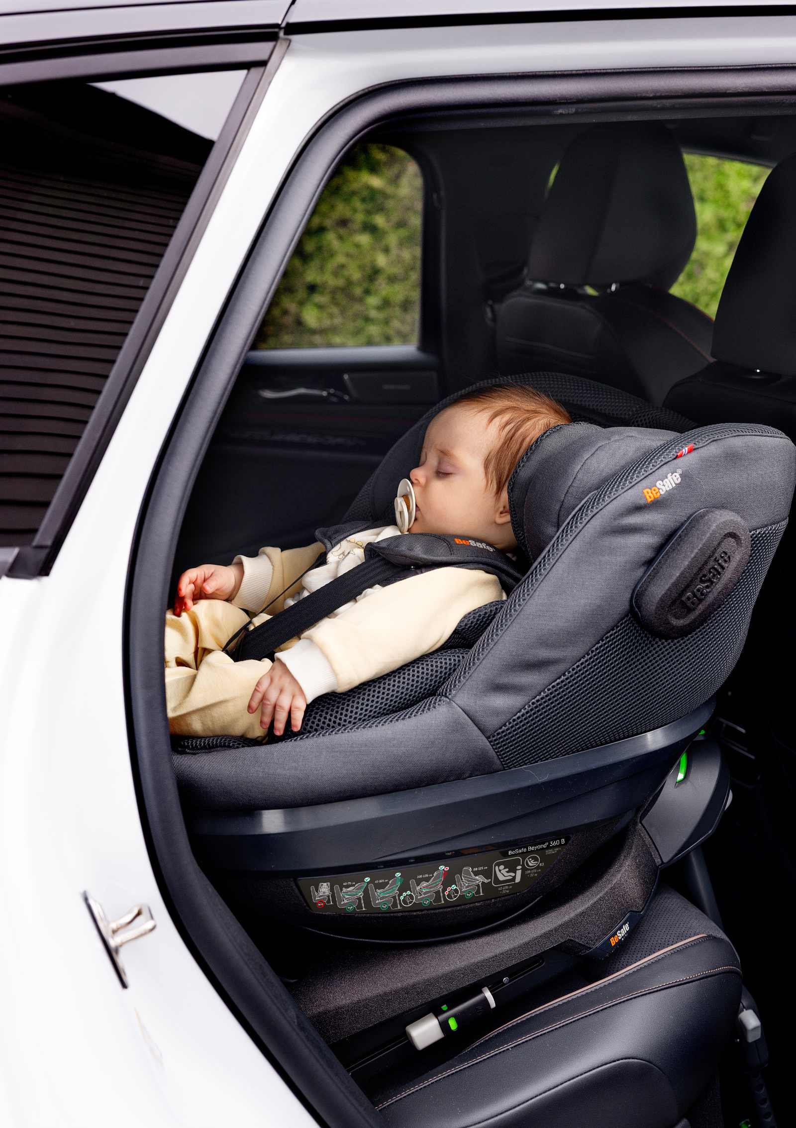 BeSafe Kindersitz 'Beyond2 360 B' Anthracite Mesh