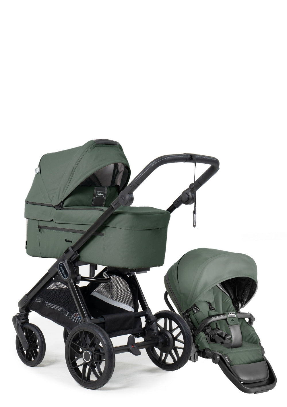 Emmaljunga Kinderwagen-Set 'SENTO PRO ERGO+' Urban Green