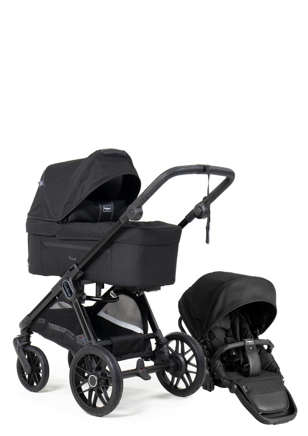 Emmaljunga Kinderwagen-Set 'SENTO PRO ERGO+' Urban Black