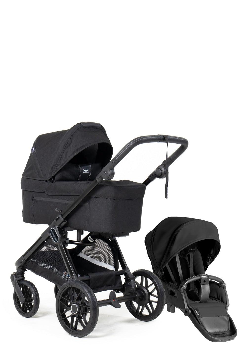 Emmaljunga Kinderwagen-Set 'SENTO PRO FLAT+' Urban Black