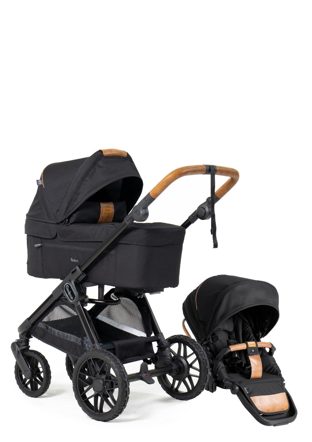 Emmaljunga Kinderwagen-Set 'SENTO PRO ERGO+' Outdoor Black