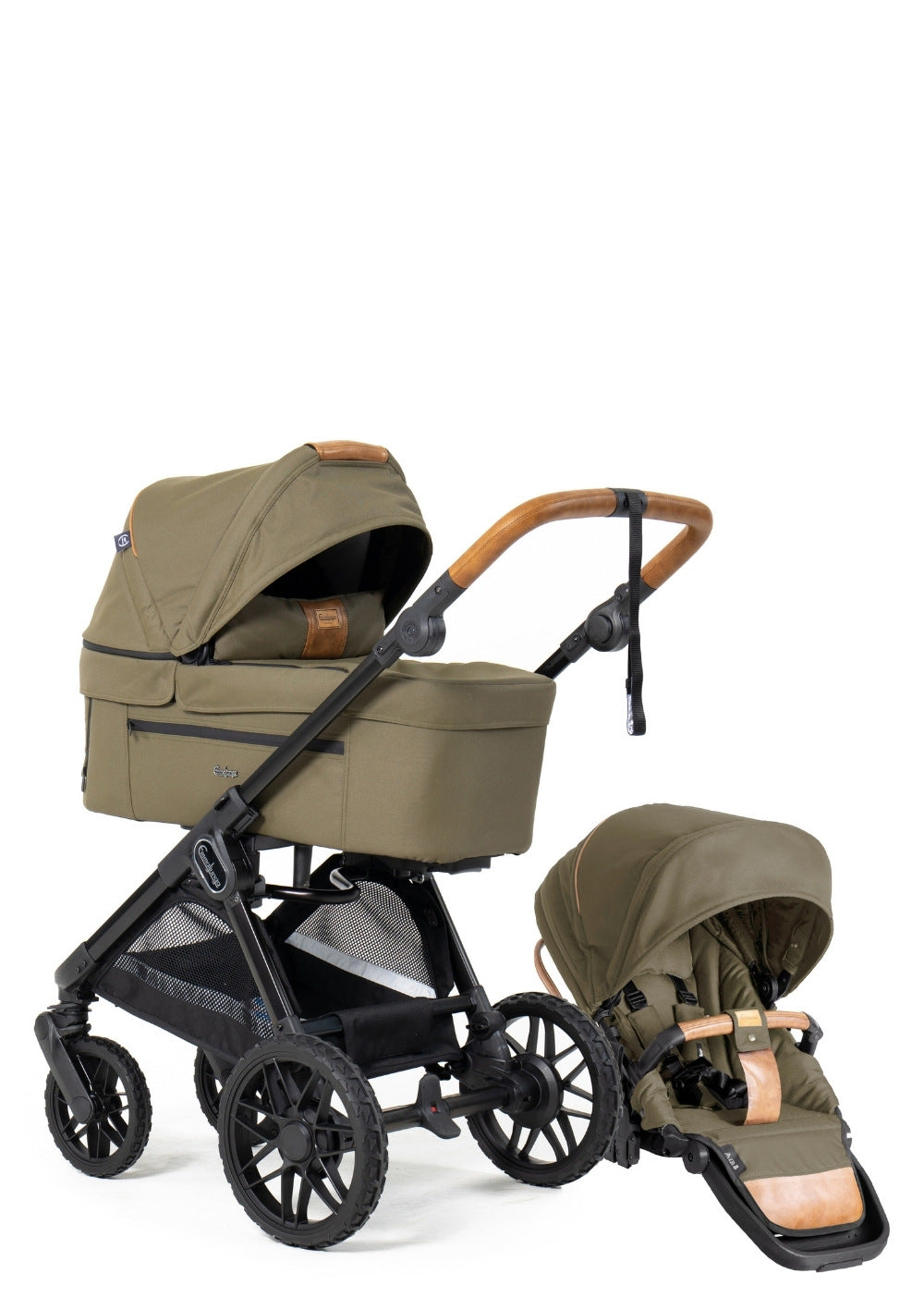 Emmaljunga Kinderwagen-Set 'SENTO PRO ERGO+' Outdoor Olive