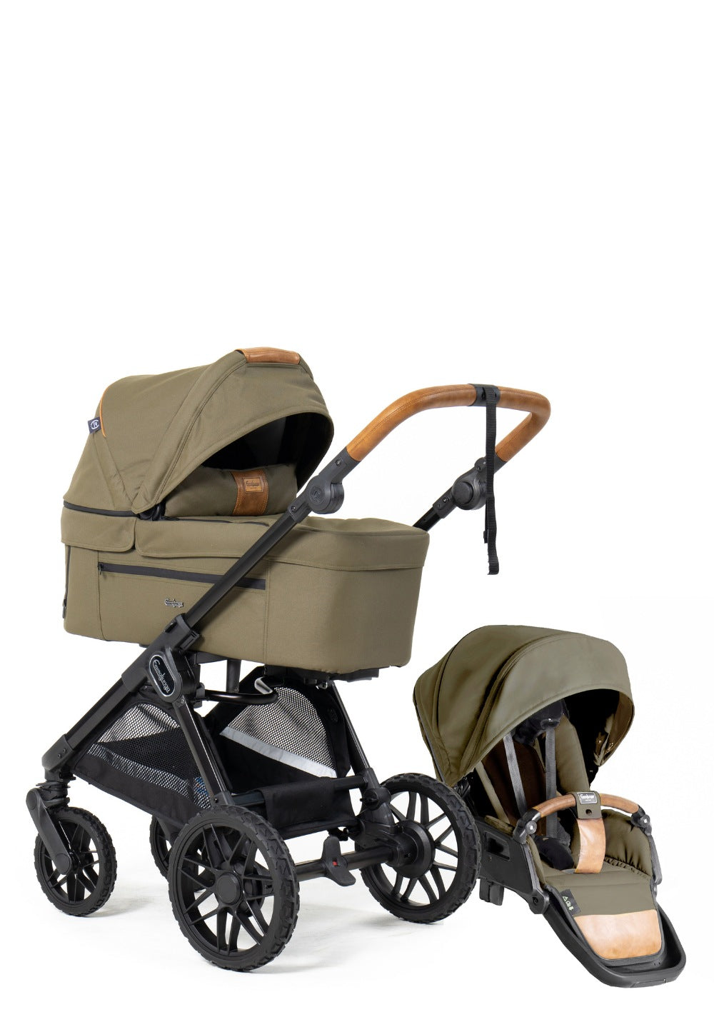 Emmaljunga Kinderwagen-Set 'SENTO PRO FLAT+' Outdoor Olive