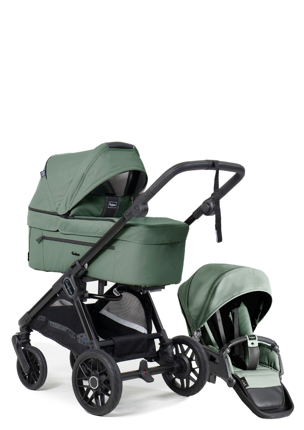 Emmaljunga Kinderwagen 'SENTO PRO FLAT+' Urban Green
