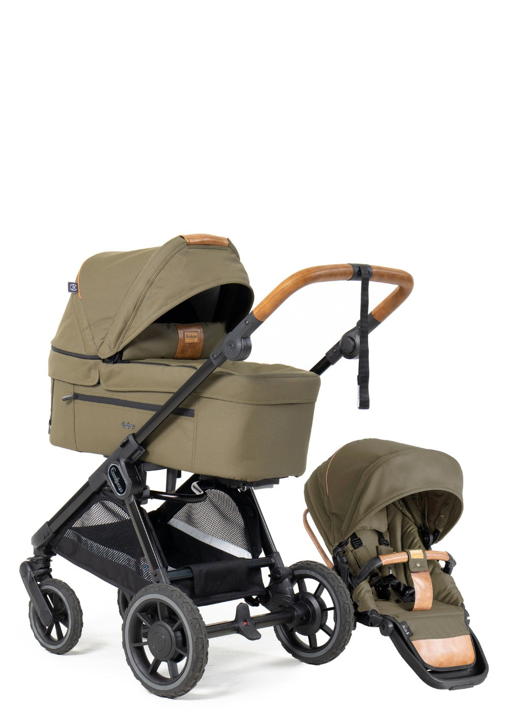 Emmaljunga Kinderwagen 'SENTO PRO ERGO+' Outdoor Olive