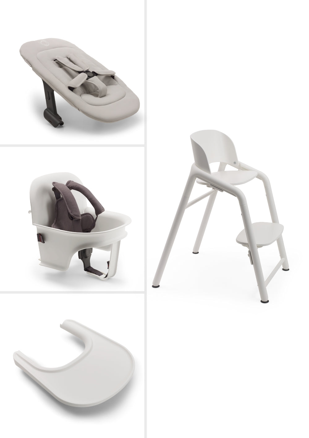 Bugaboo Ultimatives Hochstuhl-Set 'Giraffe' Weiß