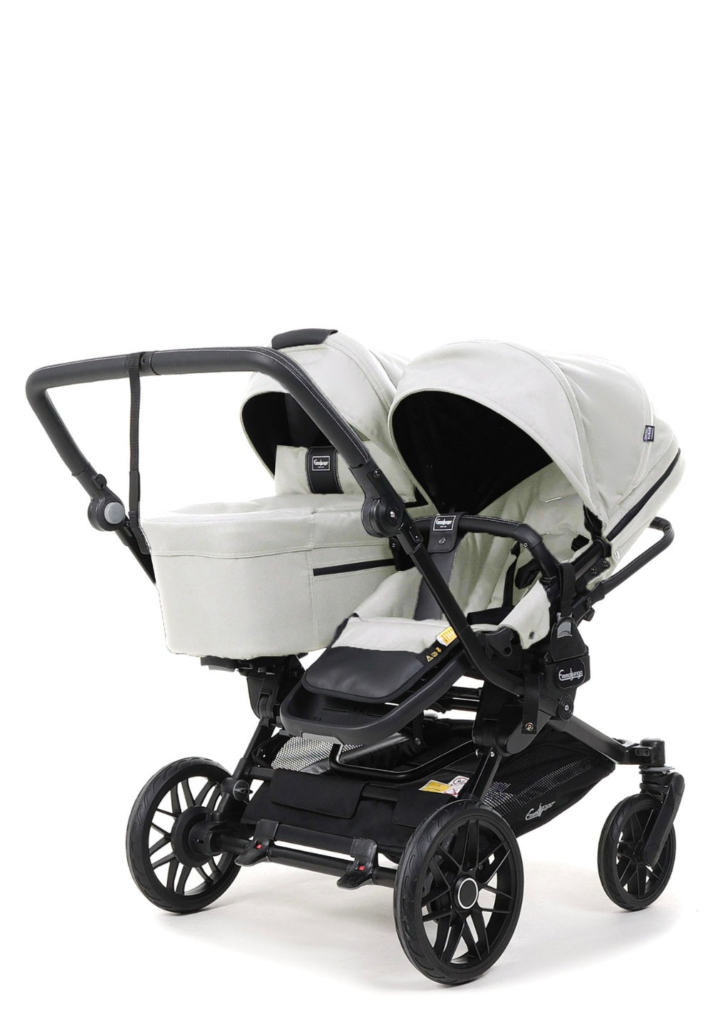 Emmaljunga Geschwisterwagen 'Double SENTO ERGO+' Urban Pearl